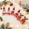 Gafas Navideñas, Gafas Divertidas de Papá Noel/Muñeco de Nieve/Reno, Accesorios para Cabina de Fotos para Niños y Adultos