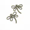 Accesorios para Joyería de Aleación DIY Colgante de Libélula Calada Pulsera Collar Llavero Colgante Decorativo D215
