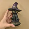 Sombrero de Bruja Gato Negro Transfronterizo Decoración de Halloween en stock