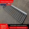 Placa de Degrau de Escada Personalizada Plataforma Industrial Passarela Placa Antiderrapante Aço Galvanizado a Quente Grelhas Placa Fabricante