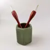 Pincel de Cerdas Cortas con Forma de Ajo para Caligrafía y Pintura, Recomendado por Calígrafos para Practicar la Escritura