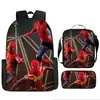 Liberación Rápida Transfronteriza Spider-Man Spider-Man Mochila Escolar Estudiante Niños Bolsa Escolar Periférica Bolso Escolar de Hombro Juego de Tres Piezas