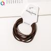 Qiyue coreano corda de cabelo anel de cabelo simples fino corda de cabelo menina alta elástico elástico básico vento bonito atacado