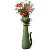 Artículo Popular en Sitios Web Independientes: Florero Hecho a Mano con Forma de Gato Original