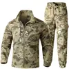 Traje de Trabajo para Hombre de Primavera y Otoño, Ropa de Trabajo, Protección Laboral, Uniforme de Entrenamiento Resistente al Desgaste, Uniforme de Camuflaje, Uniforme de Montañismo, Ropa Deportiva Táctica para Exteriores