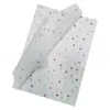 En stock venta al por mayor 50*70cm papel carbón negro estrella 17g equipaje embalaje de ropa estrella dorada de cinco puntas papel Sydney