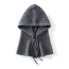 Gorro de cachemira de punto trenzado color liso estilo coreano, unisex, cálido, grueso y cómodo, diseñado para cubrir la cabeza y proteger los oídos