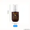 Botella pulverizadora de vidrio redonda, corta y ancha de 30 ml en stock, con hombros planos y bomba de presión para dispensar tónico, cuidado de la piel y cosméticos