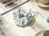 Goma para el pelo floral estilo óleo francés DIY fresca y dulce accesorio para el pelo estilo coreano. Fábrica proveedora para joyerías