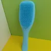 Pente de Princesa Pequeno com Cabo Longo Estilo Tiktok, Pente Airbag de Princesa Britânica Tt, Pente de Massagem para Cabelos Cacheados Princesa