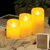 Luz de Vela Electrónica LED, Vela Oscilante Simulada con Control Remoto, Decoración de Luz Ambiental para Bodas y Fiestas, Luminosa