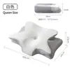 Almohada de Memoria de Rebote Lento Transfronteriza de Amazon Almohada de Mariposa Alivio para la Columna Cervical Ayuda para Dormir Profundamente Dormir Almohada de Espuma Viscoelástica que No se Colapsa