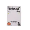 Tarjetas Decorativas Temáticas de Halloween, Bolsillo de Fantasma Tarjetas de Empaque de Joyería de Resina de Abrazo Inspirador, Al Por Mayor en Stock