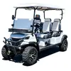 Carro de Golf Eléctrico de 4 Plazas 6 Plazas Coche Lanzadera para Campo de Golf para Recepción de Hotel B&B y Vehículo Turístico para Atracciones Turísticas