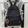 Mochila Doce Estrela de Alto Valor Estilo Japonês Nova para Meninas do Ensino Fundamental e Médio, Mochila Leve de Grande Capacidade