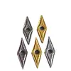 Lâminas CNC Transfronteiriças para Peças de Aço Vnmg160404-Tm 35 Graus Forma de Diamante Externo Liga de Metal para Máquinas Inserções Atacado