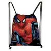 Nueva Bolsa de Almacenamiento Cruzada de Poliéster con Cordón de Marvel Spider-Man Mochila con Cordón de Gran Capacidad Fabricante Venta al por Mayor