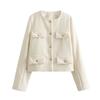 Invierno 2023 nuevo ropa de mujer transfronteriza europea y americana elegante top maduro ligero abrigo estilo Chanel de cuatro colores w107 8646