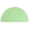 Mantel Semircircular de Silicona Transfronterizo Impermeable y Antideslizante Color Sólido Mantel de Mesa para Niños Mantel Aislante para Comida Occidental Posavasos Grueso para Platos y Tazones