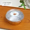 Mini Caja de Papel de Aluminio Vasco de 2 pulgadas 4 pulgadas Caja de Empaque para Pudín de Caramelo Pasta de Taro Molde para Pastel de Horneado Taza de Papel de Aluminio