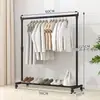 Tendedero simple de pie para ropa, dormitorio pequeño, colgador de ropa fresco, hogar, dormitorio, interior, plegable, almacenamiento, tendedero de poste