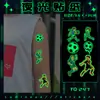 Reunión Deportiva Tatuajes Luminosos Pegatinas Partido de Rugby Fútbol Niños y Estudiantes Pegatinas Fluorescentes Brazo Impermeable Sudor Larga Duración