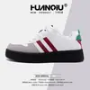 Zapatos Blancos Originales Universales para Mujer ZHQ68119X Primavera Nuevos de Combinación Versátil Suela Gruesa Nicho Deportivas Casuales para Mujer