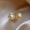 @ Oferta Especial @Accesorios Temperamento Casual Pendientes de Lazo de Perlas para Mujer de Alta Calidad Más Fácil de Combinar Pendientes de Tuerca de Moda Venta al por Mayor