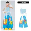 Roupas de Dança Jazz para Meninas, Conjunto de Roupa de Dança com Renda Dopamina e Alças que Mostram a Barriga, Roupa de Performance de Street Dance para Meninas de Jazz