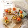Bolso pequeño para niña, monedero de princesa con flores, minibolso con cremallera de dibujos animados, bolso bandolera súper lindo para niña.