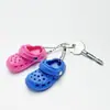 Llavero Creativo Realista de Mini Zapatilla Lindo Colgante de Llavero de Zapato Clog Accesorio Pequeño Divertido Versátil Encanto
