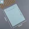 Tabla de Escritura de Cuero A4 con Impresión de Logo, Carpeta de Oficina para Negocios, Bloc de Notas, Carpeta para Guardar Recibos, Diseño Simple