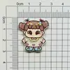Estilo Igual ao Livro Vermelho Menina com Rabos de Cavalo Duplos Dopamina Broche de Desenho Animado Broche de Acrílico Distintivo Mochila Pequeno Pingente