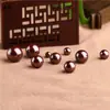 Contas redondas de Cinábrio areia dourada roxa areia do Imperador contas soltas areia de cristal areia de redução minério bruto contas únicas contas para pulseira DIY