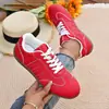 Zapatos Deportivos Casuales Ligeros de Encaje Transfronterizos Europeos y Americanos Versátiles para Mujer con Punta Redonda Transfronterizos 226 Forrest Gump para Mujer Venta al por Mayor Tallas Grandes