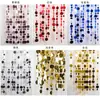 Adereços de Casamento Decoração de Casamento Dourado Prata Vermelho Azul Cor Champagne Lantejoulas Laser Cortinas de Fio