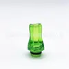 Conector de Palito 510 Boca Plana Aço Inoxidável Plástico Resfriamento Drip Tip Hainan Bage Conector de Palito Emendado 1 Peça
