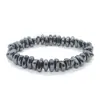 Pulsera Amorfa de Grava Negra 8x10 Pulsera Joyería Pequeña Conmemorativa de Viaje