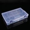 Clasificación de Piezas de Juguete Caja Vacía Componente Caja de Herramientas Tapa Transparente Plástico Grande Engrosado 10 compartimentos Almacenamiento Caja Vacía