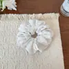 Fresco Dulce Moda Estilo Coreano Lazo para el Cabello Intestino Grande Peinado Recogido Parte Trasera de la Cabeza Cola de Caballo Accesorios para el Cabello Cuerda para el Cabello Mujeres Lazo Estampado Banda de Goma