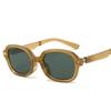Gafas de sol plegables de seis generaciones, gafas ovaladas retro de celebridades de Internet, gafas de sol de bolsillo de moda con amortiguación de aire, gafas de sol modernas que combinan con todo.