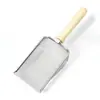 Pá de areia para gatos com malha fina, pá de areia para gatos de aço inoxidável, pegador de fezes, pegador de fezes de codorna rutilada para animais de estimação, pegador de fezes para animais de estimação répteis, pegador de fezes e areia para cães