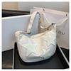 Bolso bandolera de hombro para mujer, nuevo, moderno, versátil, estilo coreano, estilo occidental, gran capacidad, para celebridades de Internet, linda chica estudiante