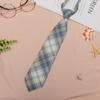 Corbata pequeña JK para mujer, estilo universitario, a cuadros, uniforme japonés holgado para hombres y mujeres, estudiantes, camisa, corbatas cortas de moda