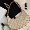 Bolso de Axila para Mujer Arc de Triomphe Color Antiguo Bolso de Mano Casual para Viajes Bolso de Media Luna Vintage Francés Europeo y Americano Shiling
