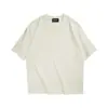 Camiseta de Algodón Unisex de Manga Corta, Peso Pesado 260g, Tres Pruebas, Básica, Corte Holgado, Oversize, Lisa, Tendencia, Venta Caliente Transfronteriza