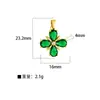 Moda Joker DIY Semiacabado Microincrustado Chapado en Cobre Accesorios de Girasol Accesorios Populares Europeos y Americanos Colgantes de Estrella