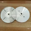 Rueda Pulidora de Vidrio Bandeja de Disco de Aluminio Cubierta de Prensa Accesorios para Máquina Rectificadora de Bordes Bandeja de Rueda de Lana para Máquina de Bordes Rectos y Biselados Disco de Aluminio Rueda Pulidora