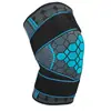 Rodillera Deportiva de Punto de Nailon Antideslizante Presurizada para Adultos Manga Protectora Exterior Baloncesto Fútbol Rodillera Transpirable Ajustable