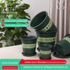 Huwei venda quente engrossado vaso de controle de raiz criativo planta verde plástico resina galão pote plantio de rabanete verde rosa frutas e vegetais vaso de flores